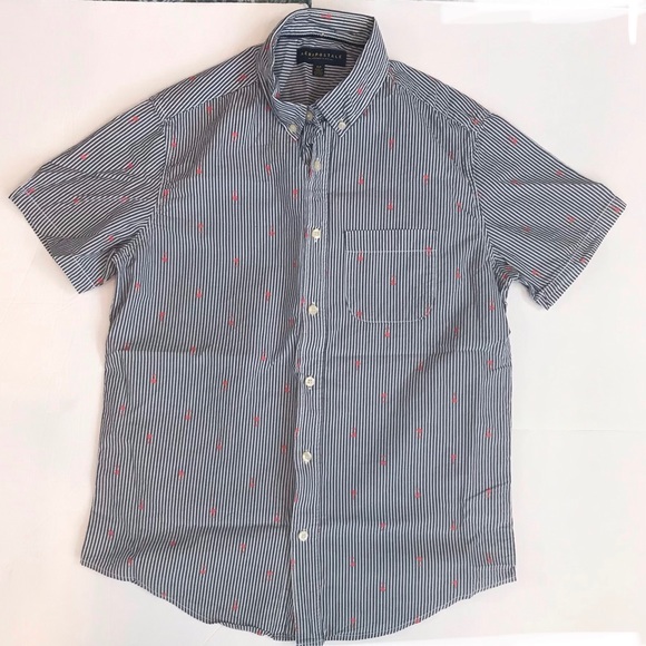 Aeropostale Short Sleeve Button Down - Picture 1 of 4
